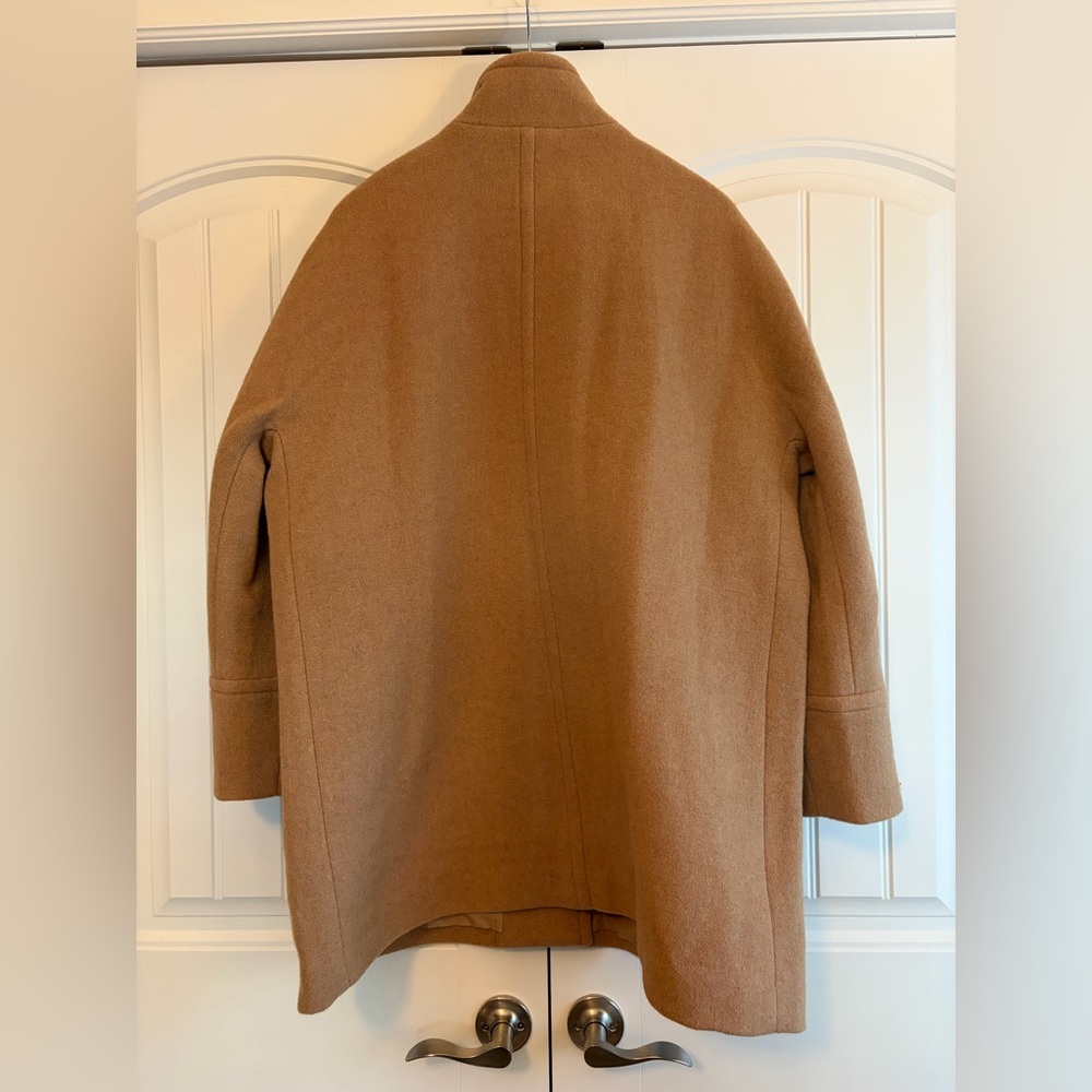 J. Crew NWT Women's‎ Wool Blend City Coat in Sandstone Beige Size 20 - Picture 5 of 12